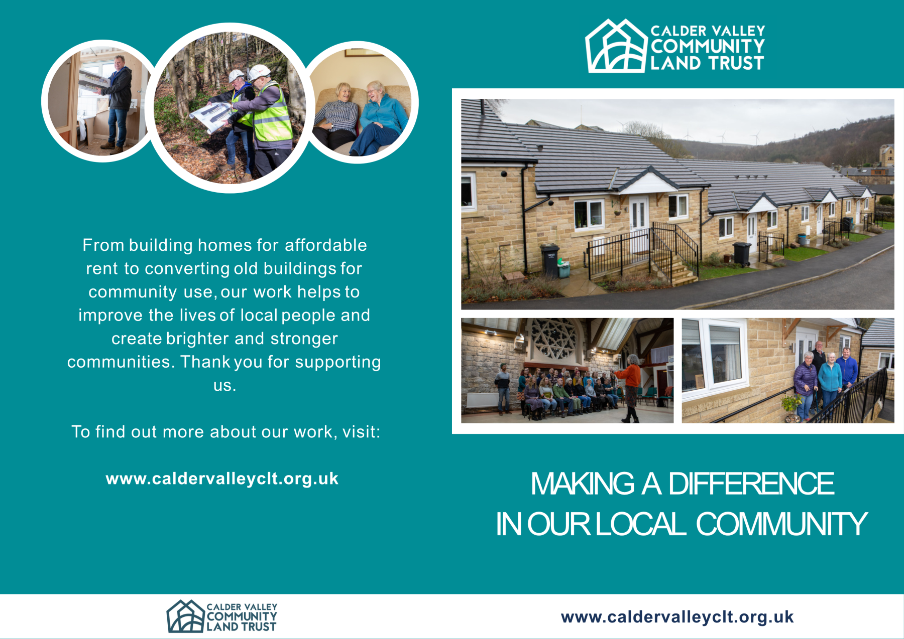 CVCLT Make a difference leaflet cover
